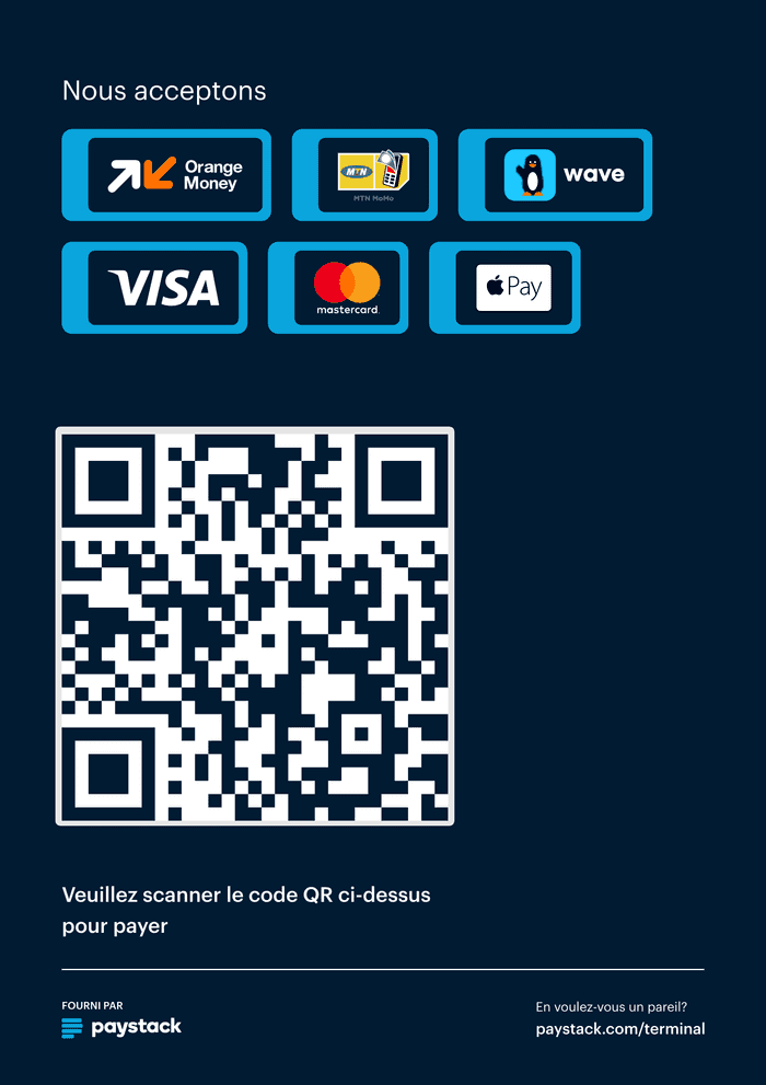Virtual Terminal poster for a South African business
